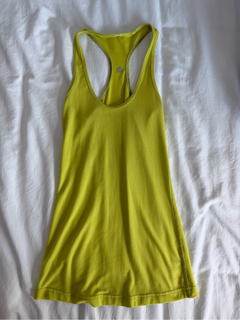 lululemon athletica Neon Lime Racerback Tank